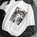 Mona Lisa T Shirt Women Retro Print Harajuku Aesthetic T Shirt Top - melvincucci