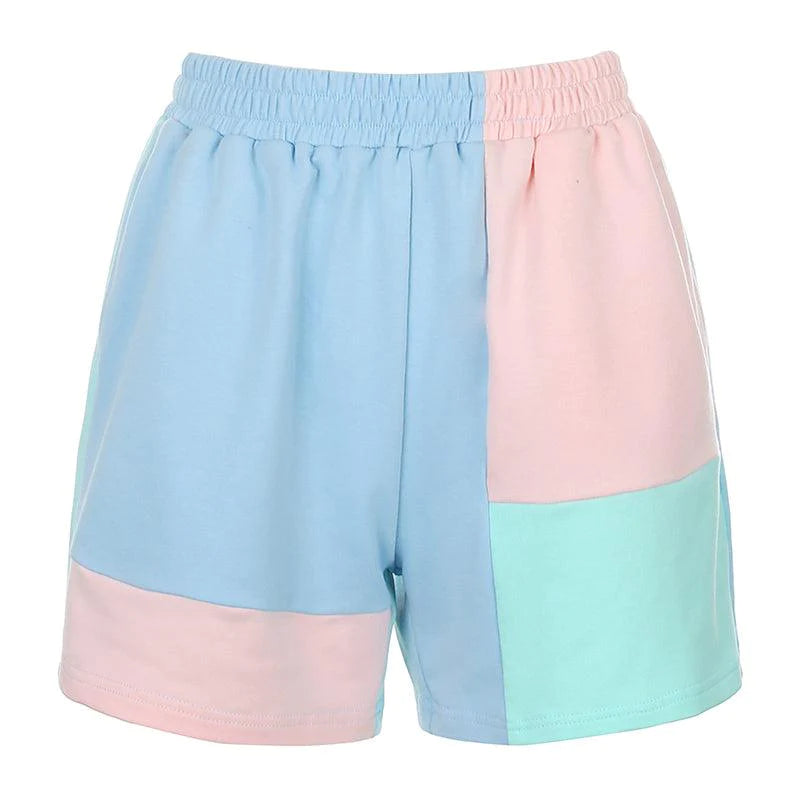Monochrome printed short shorts - melvincucci