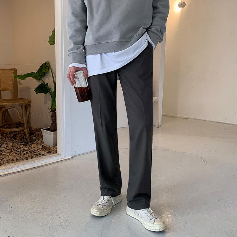 Mrcyc Men''s Casual Pants Suit Pants Men''s Korean Loose Straight - melvincucci