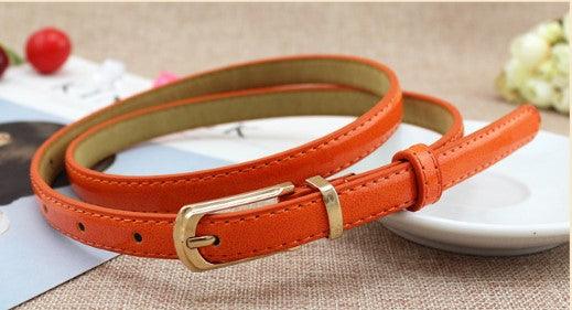Ms. Taobao explosion special offer micro belts candy pin buckle all-match multicolor optional Korean dress pants female - melvincucci