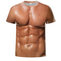 Muscular Men Men Printed Short Sleeves - melvincucci