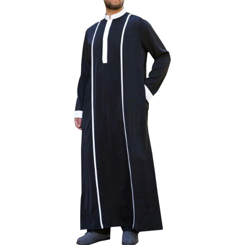 Muslim Costume Halloween Long Sleeve C Suit Kaftan Islamic Jubba Costume Robe - melvincucci