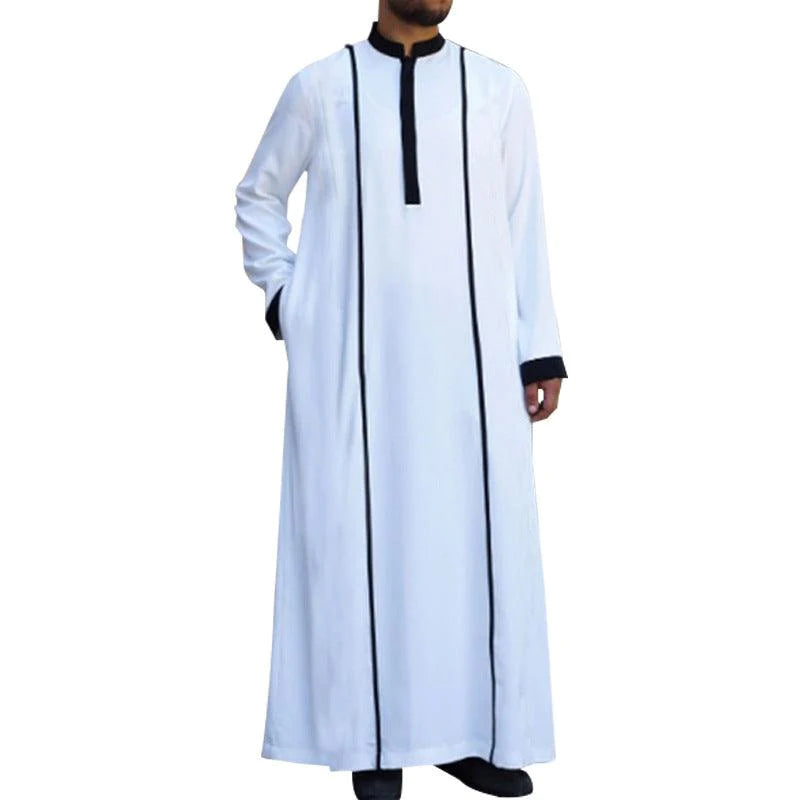 Muslim Costume Halloween Long Sleeve C Suit Kaftan Islamic Jubba Costume Robe - melvincucci