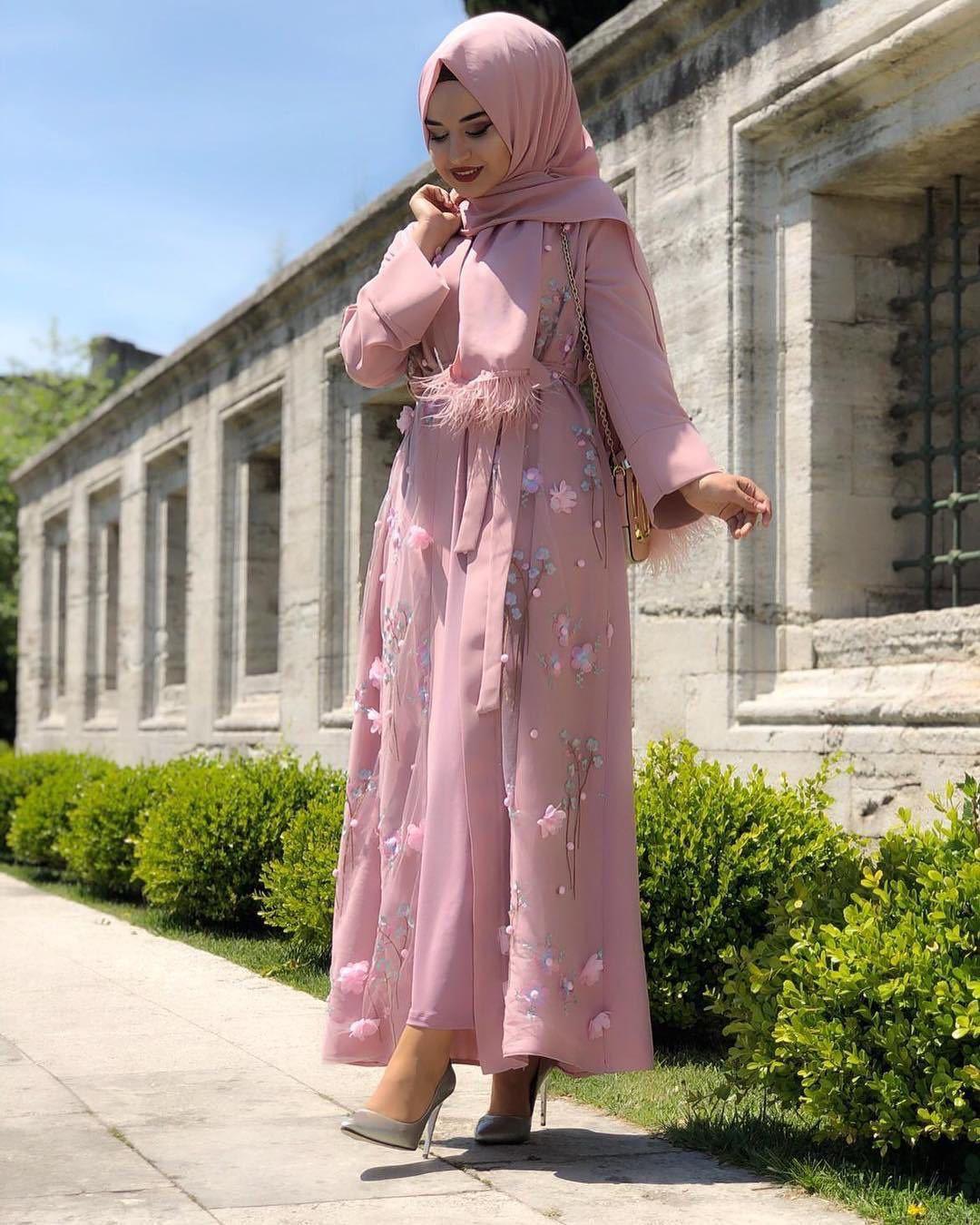 Muslim Print Abaya Kimono Floral Hijab Dress Arabic Dubai Af - melvincucci