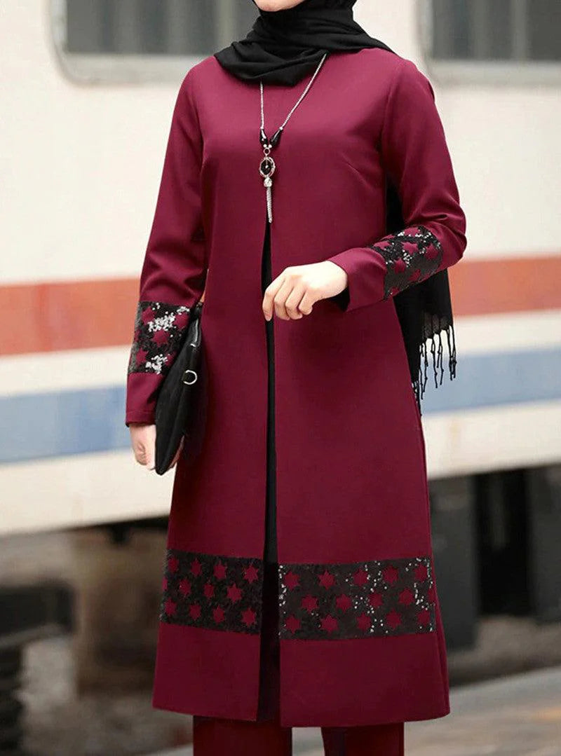 Muslim Women's Middle Eastern New Suit Dubai Abaya - melvincucci