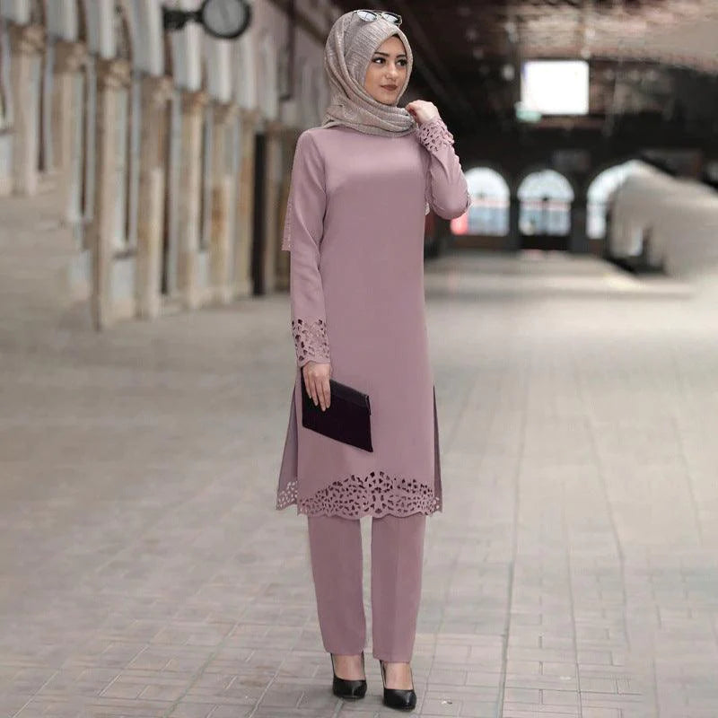 Muslim women's suit abaya two-piece suit - melvincucci