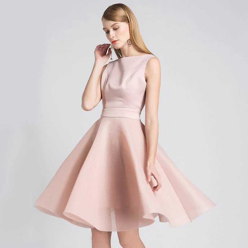 Net Yarn Dress A-line Umbrella Skirt High Waist Tutu Skirt Mini Dress - melvincucci