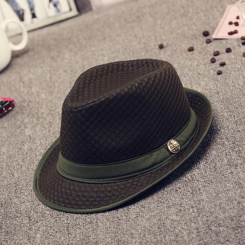 Net yarn sandal hat sunscreen men hat - melvincucci
