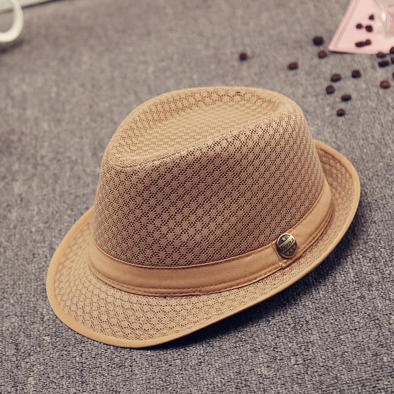 Net yarn sandal hat sunscreen men hat - melvincucci