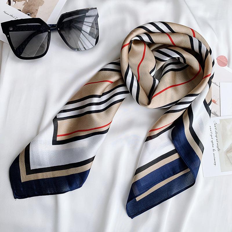New 70x70cm Women Multifunction Polyester Silk Scarf - melvincucci