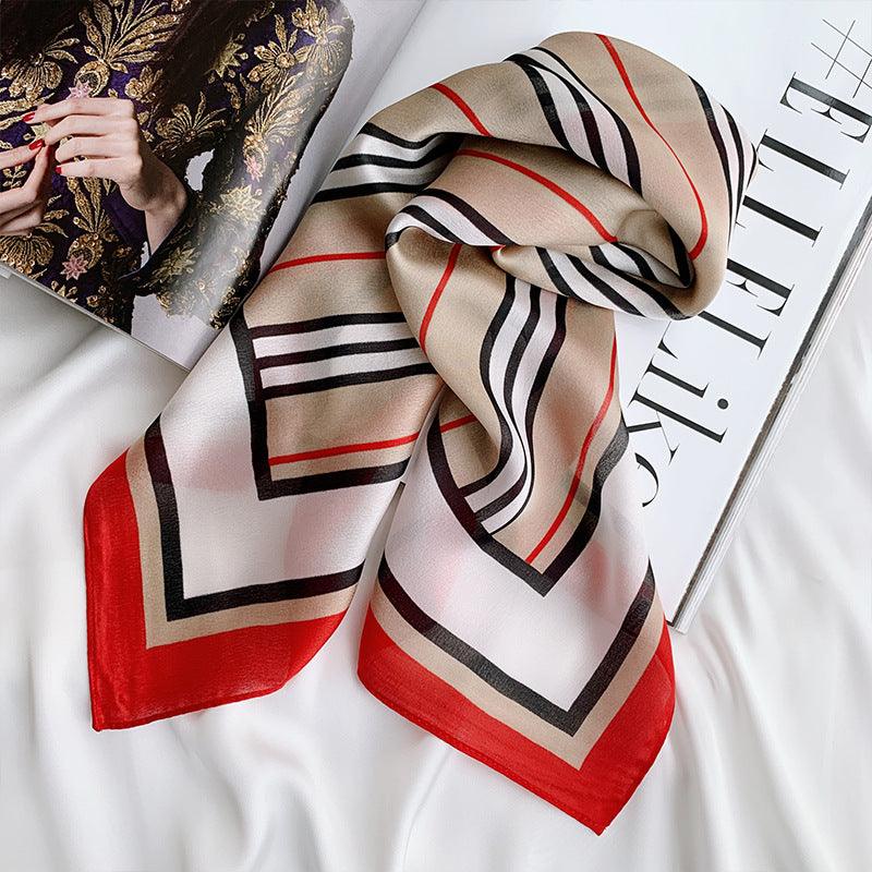 New 70x70cm Women Multifunction Polyester Silk Scarf - melvincucci