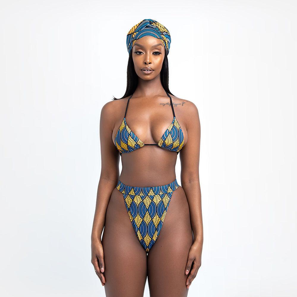 New African Bikini African Swimsuit American Bikini Swimsuit Women - melvincucci