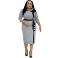 New African Ladies Big Size OL Commuter Office Dress - melvincucci