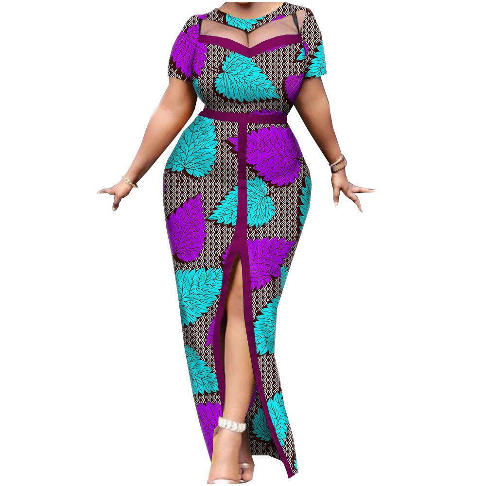 New African National Batik Printed Cotton Dress - melvincucci