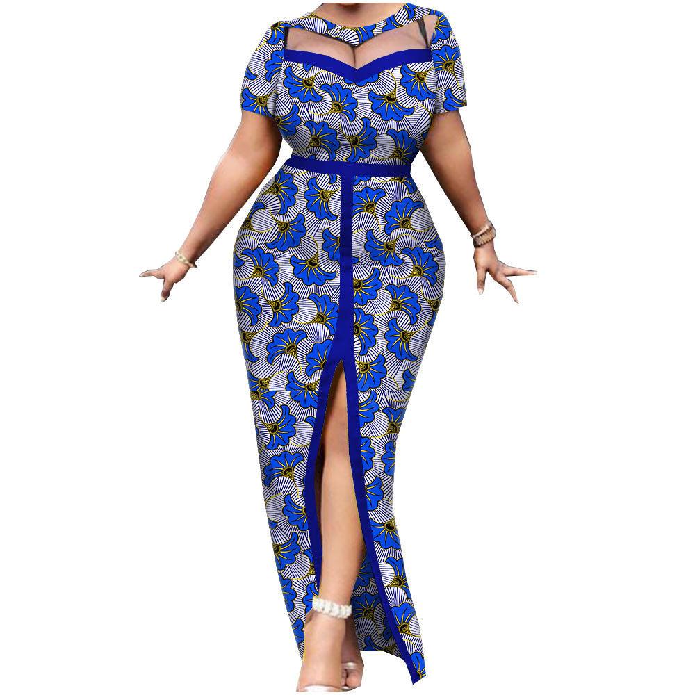 New African National Batik Printed Cotton Dress - melvincucci