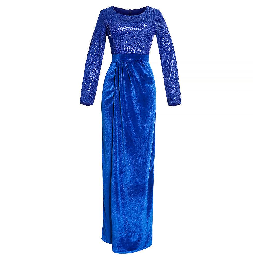 New African Sequined Banquet Evening Dress - melvincucci