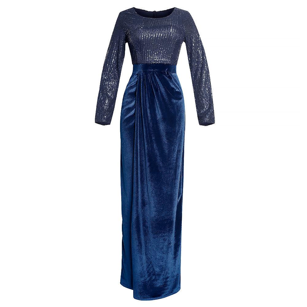 New African Sequined Banquet Evening Dress - melvincucci
