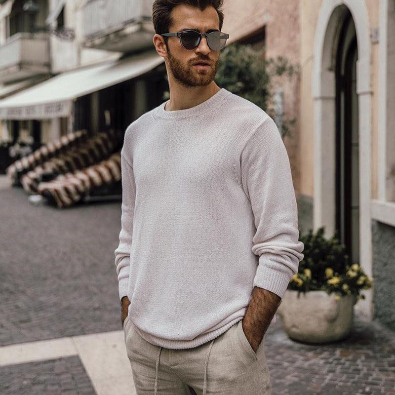 New Autumn and Winter Long-Sleeved knitted Pullover - melvincucci