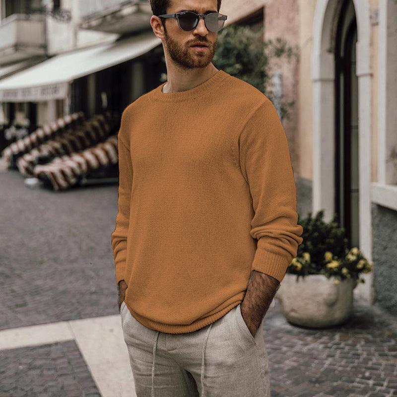 New Autumn and Winter Long-Sleeved knitted Pullover - melvincucci