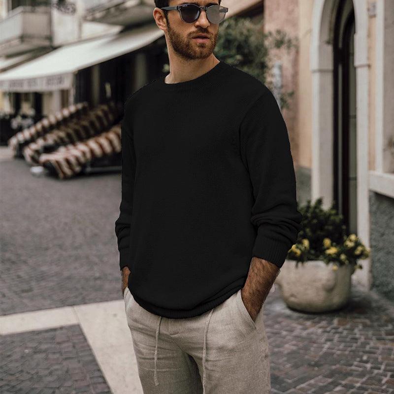 New Autumn and Winter Long-Sleeved knitted Pullover - melvincucci