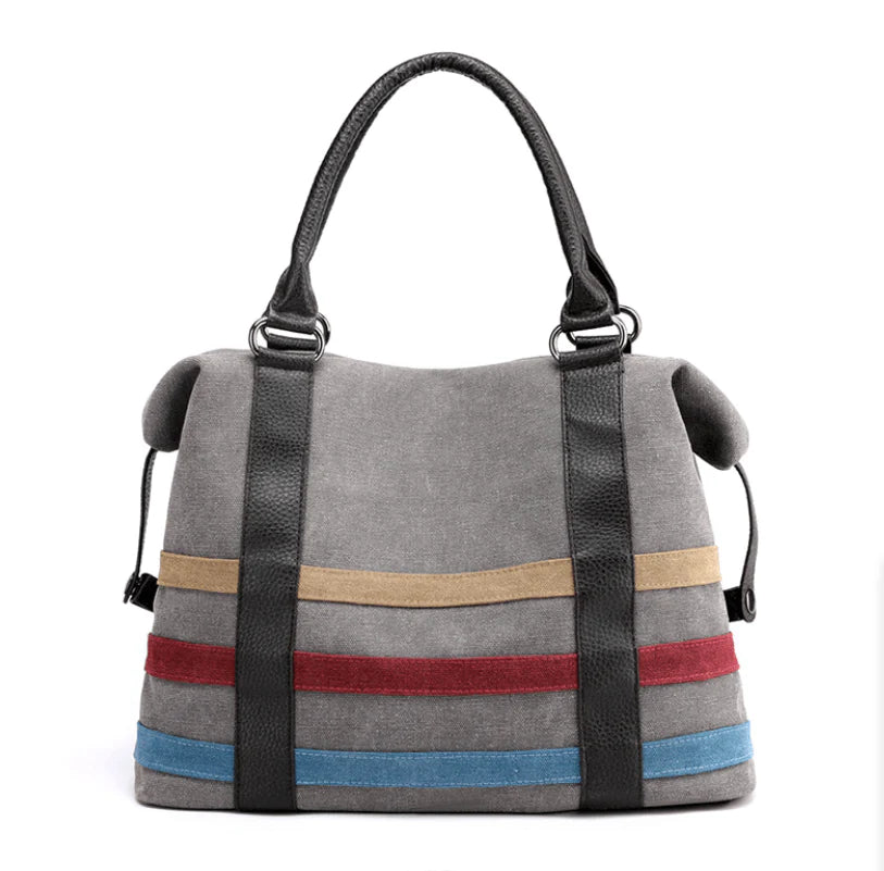 New Bags for women canvas bag casual luxury handbags women bags designer Boston Bags Ladies Weekend Handbags Large Shopping - melvincucci