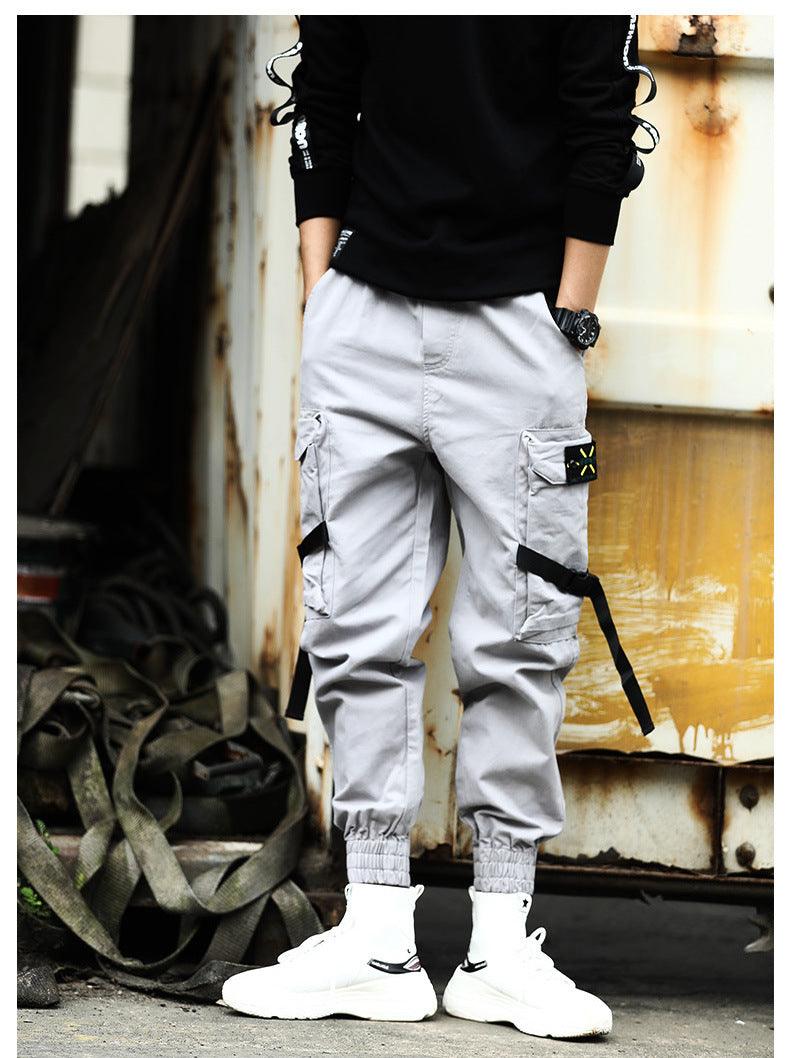 New Casual Pants Men Cotton Cargo Pants - melvincucci