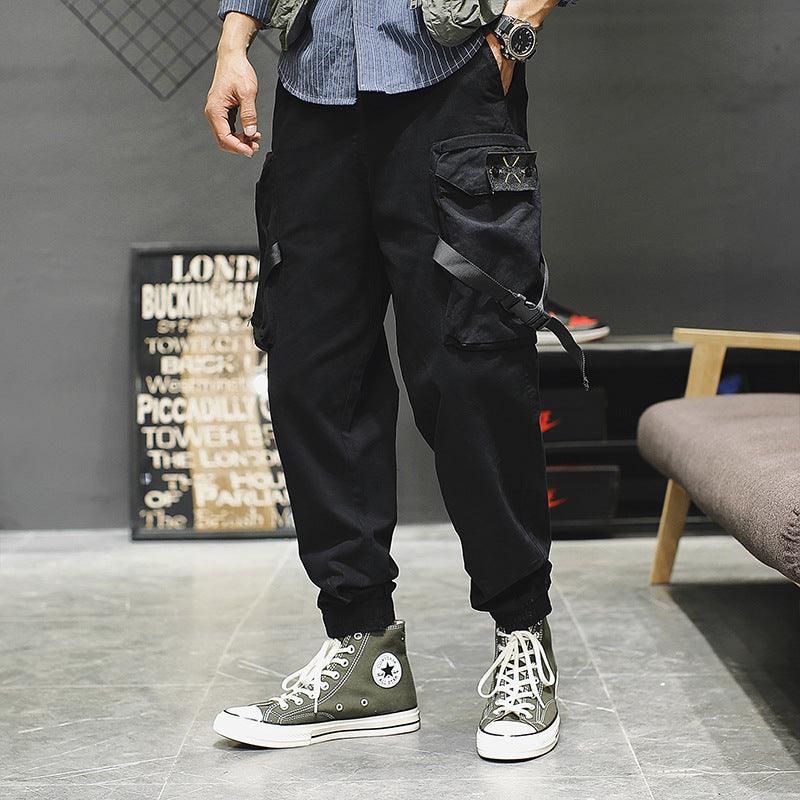 New Casual Pants Men Cotton Cargo Pants - melvincucci
