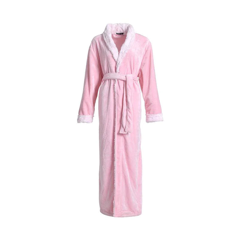 New Couple Extended Flannel Bathrobe - melvincucci