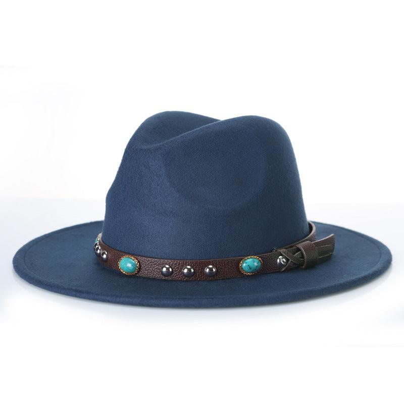 New Fashion Woolen Top Hat Jazz Hat For Men - melvincucci
