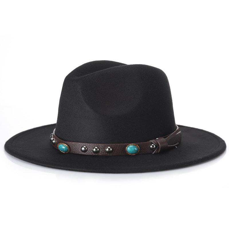 New Fashion Woolen Top Hat Jazz Hat For Men - melvincucci