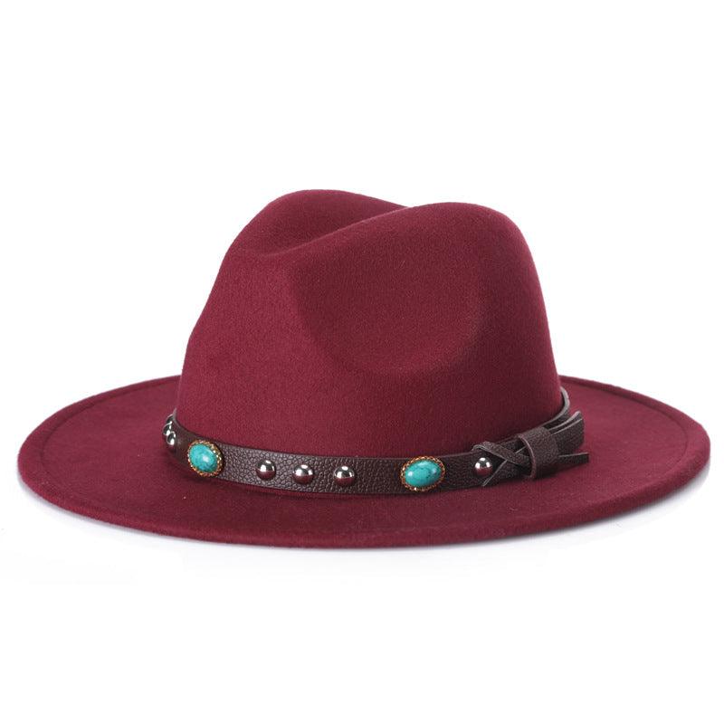 New Fashion Woolen Top Hat Jazz Hat For Men - melvincucci