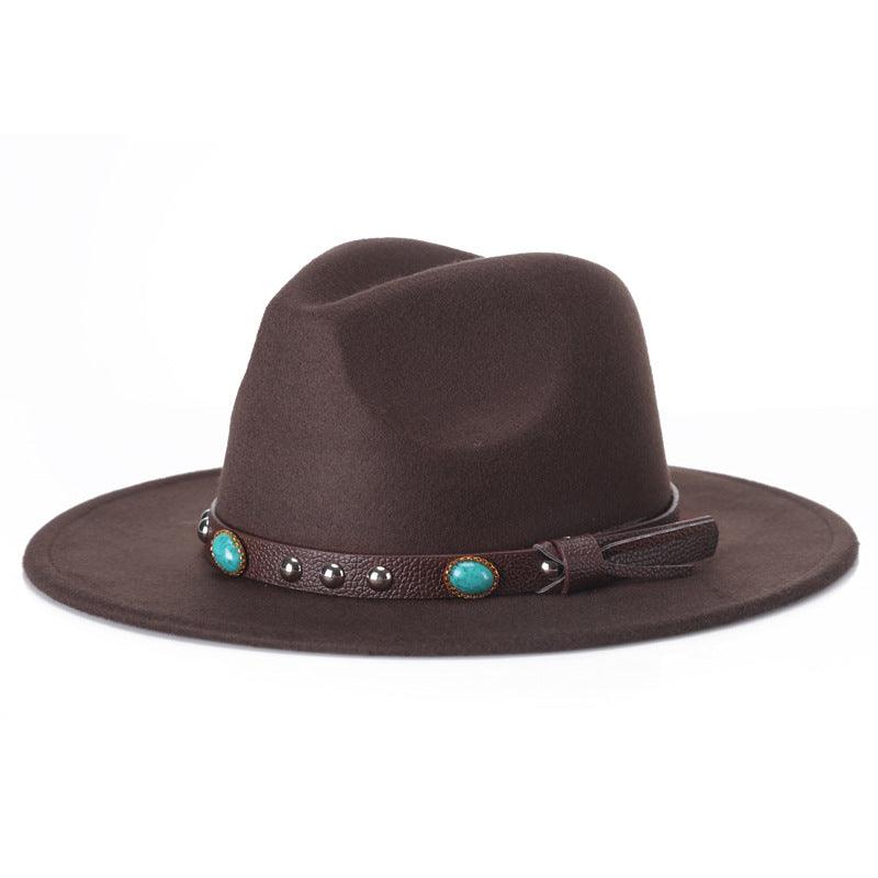 New Fashion Woolen Top Hat Jazz Hat For Men - melvincucci