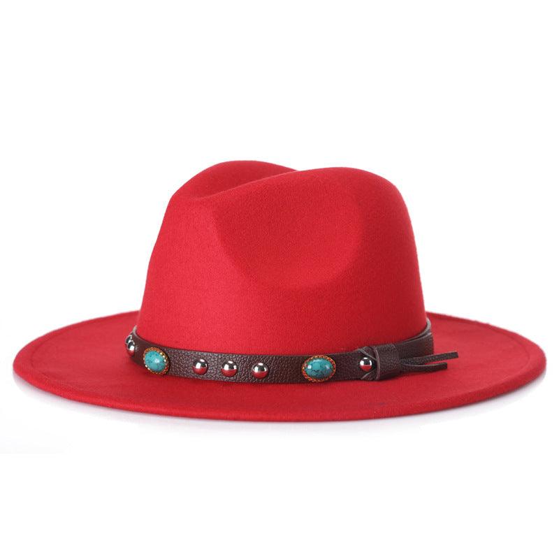 New Fashion Woolen Top Hat Jazz Hat For Men - melvincucci
