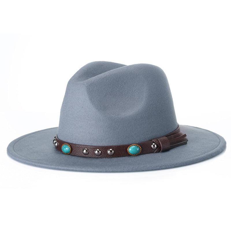New Fashion Woolen Top Hat Jazz Hat For Men - melvincucci