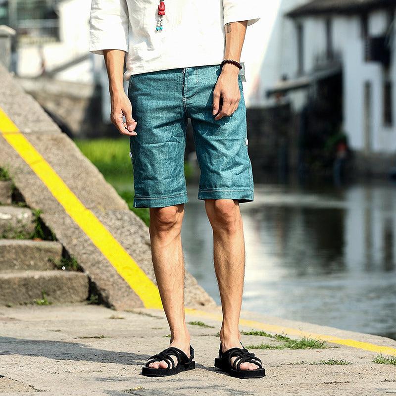 New linen shorts men - melvincucci