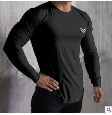 New Long Sleeve T Shirt Sport Men Gym Shirt Quick Dry Gym Fitness Training Running T Shirt Men Workout T-Shirt Bodybuilding Tops - melvincucci