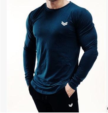New Long Sleeve T Shirt Sport Men Gym Shirt Quick Dry Gym Fitness Training Running T Shirt Men Workout T-Shirt Bodybuilding Tops - melvincucci