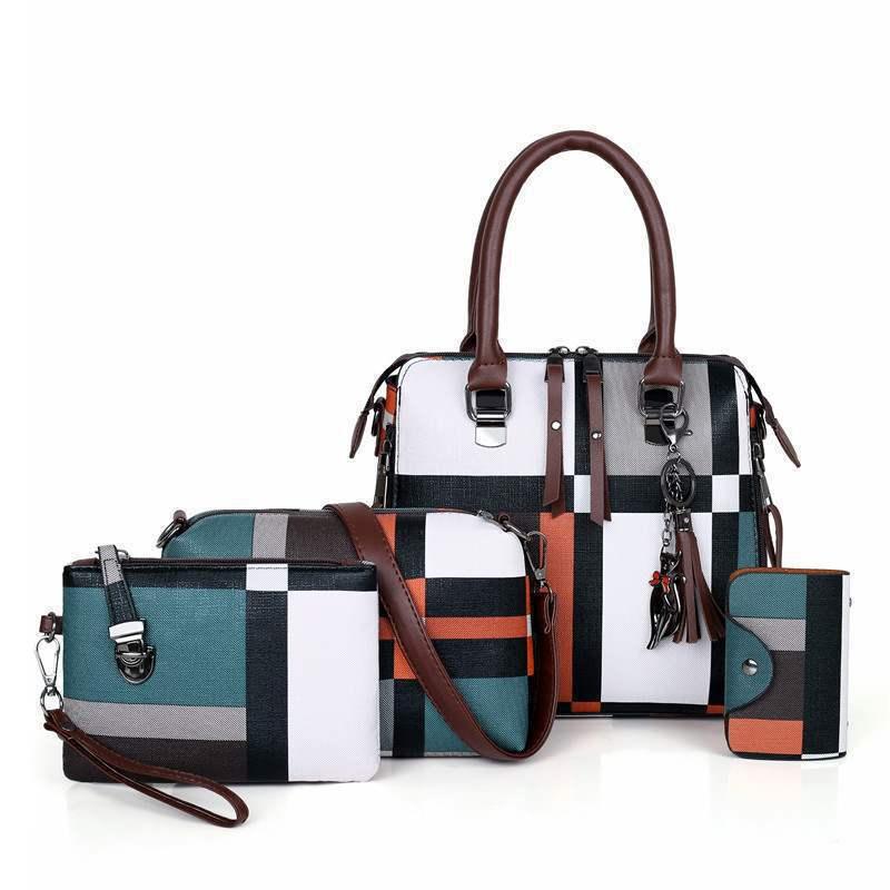 New Luxury Handbags Plaid Women Bags Designer - melvincucci