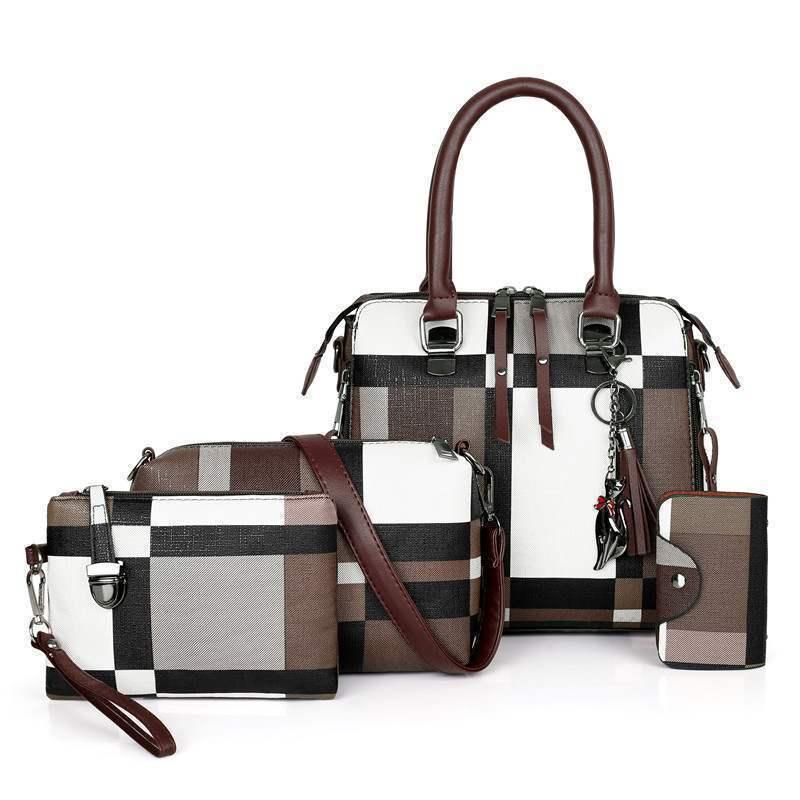 New Luxury Handbags Plaid Women Bags Designer - melvincucci