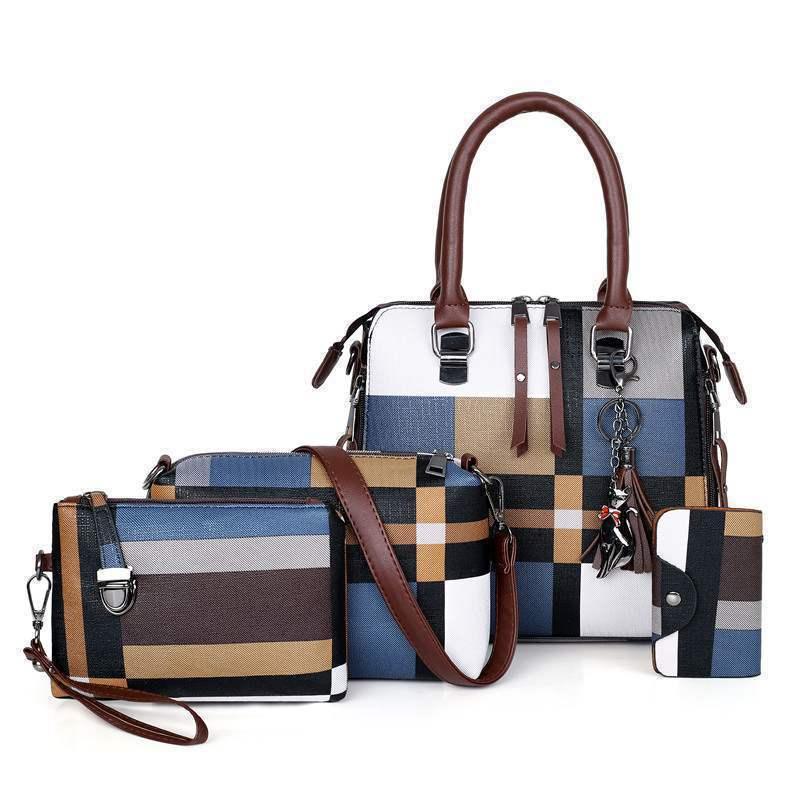 New Luxury Handbags Plaid Women Bags Designer - melvincucci