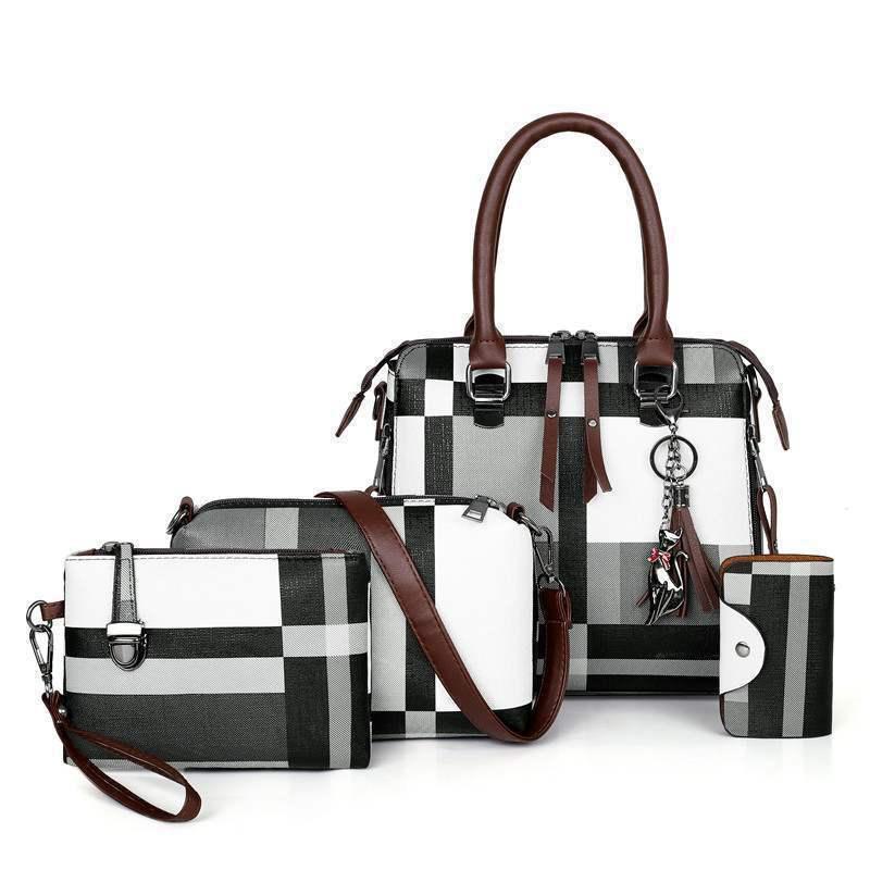 New Luxury Handbags Plaid Women Bags Designer - melvincucci