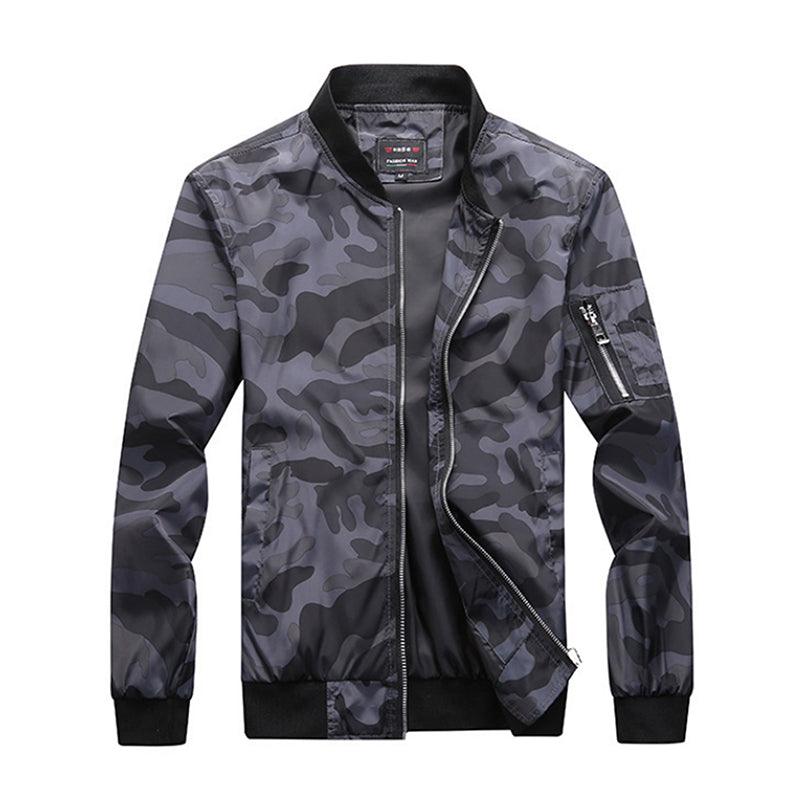 New Men Camouflage Jackets Male Coats Camo Bomber Men Jacket Plus Size - melvincucci