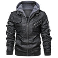 New Men Leather Jackets Autumn Casual Motorcycle PU Jacket Biker Leather Coats - melvincucci