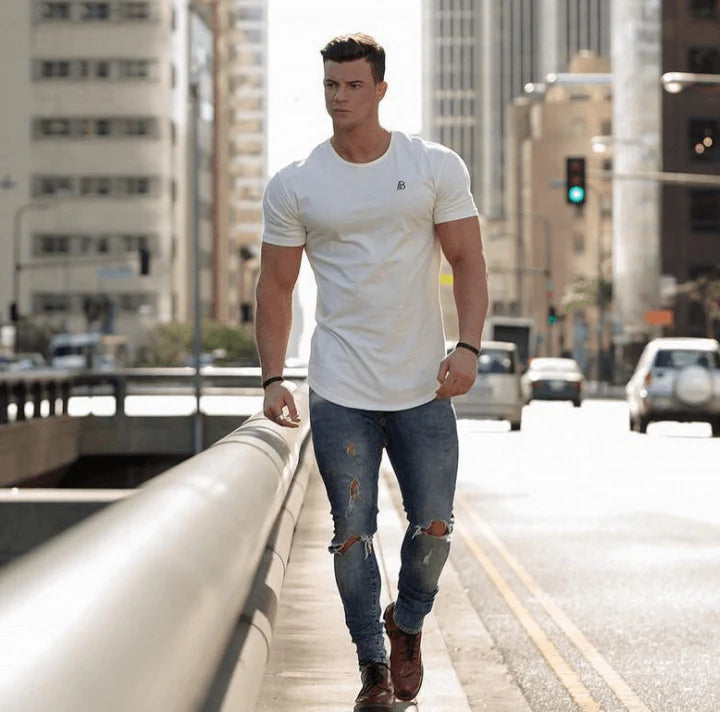 New Men Short Sleeve T Shirt - melvincucci