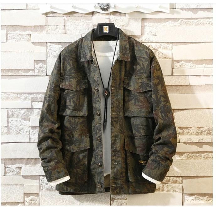 New Mens Camouflage Denim Jacket Coat Man Coats Jaqueta Masculino Jeans Jacket & Coats Fashion Design Autumn Brand Clothing - melvincucci