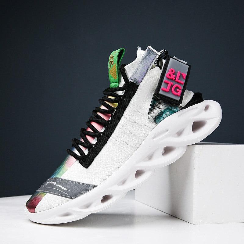 New mesh men casual shoes men shoes light comfortable breathable walking sneakers - melvincucci