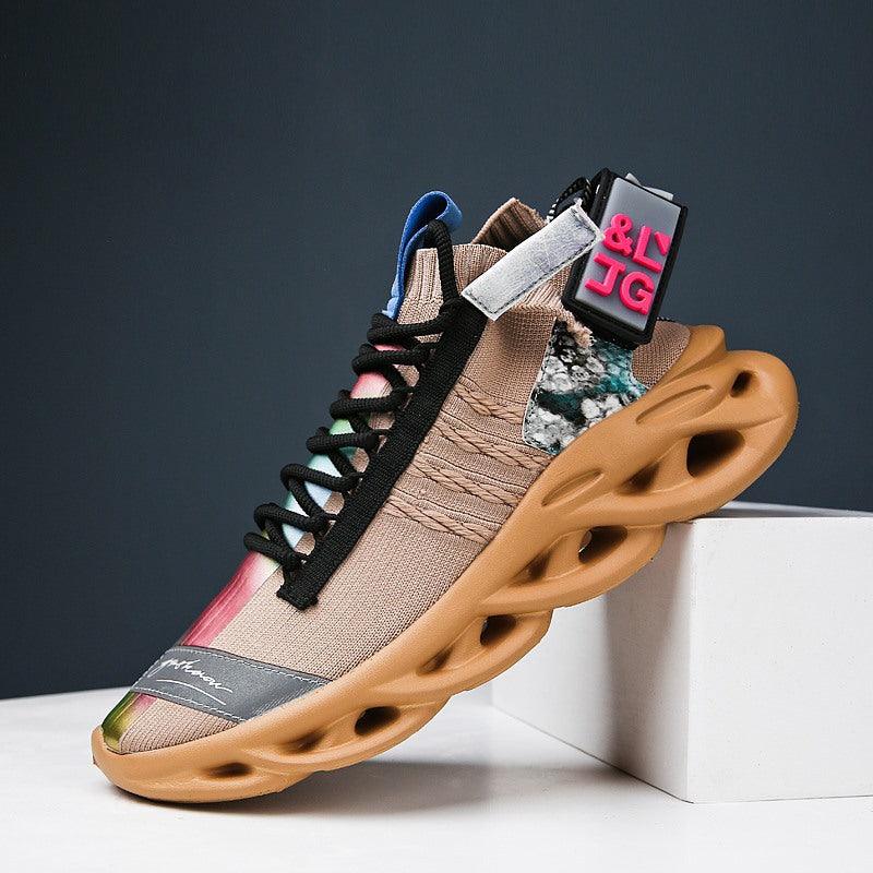 New mesh men casual shoes men shoes light comfortable breathable walking sneakers - melvincucci
