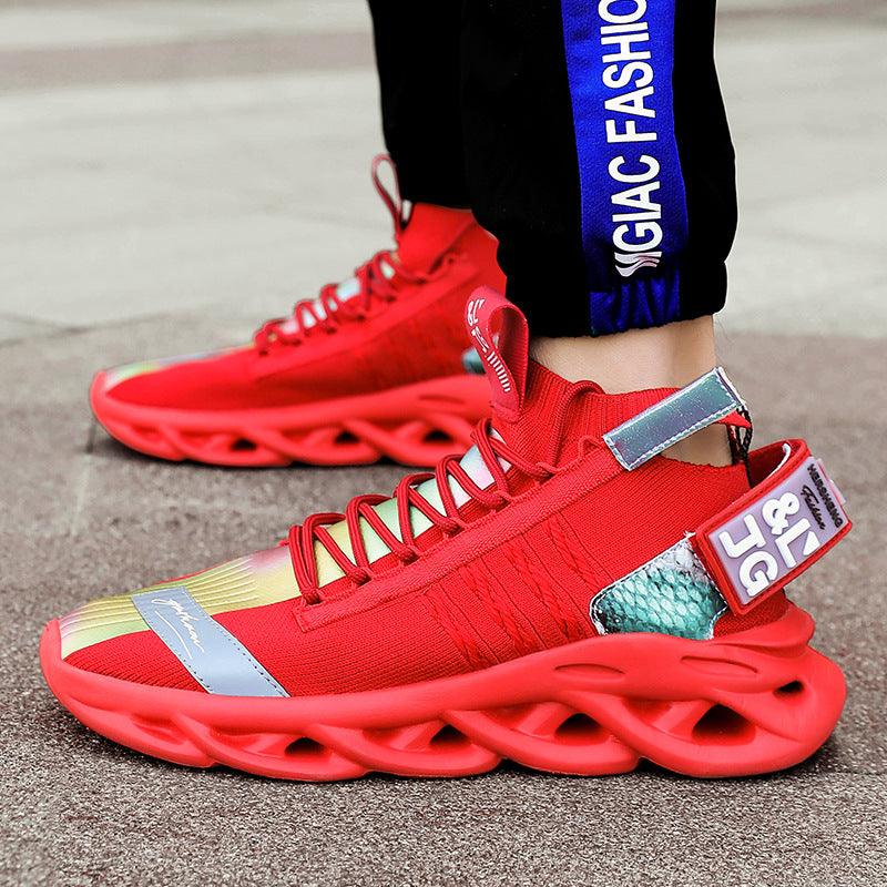 New mesh men casual shoes men shoes light comfortable breathable walking sneakers - melvincucci