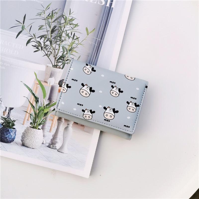 New Multi- Card Pocket Small Wallet Short Wallet Ladies Mini Wallet 30 Off Wallet Japanese And Korean Version Card Package Women - melvincucci
