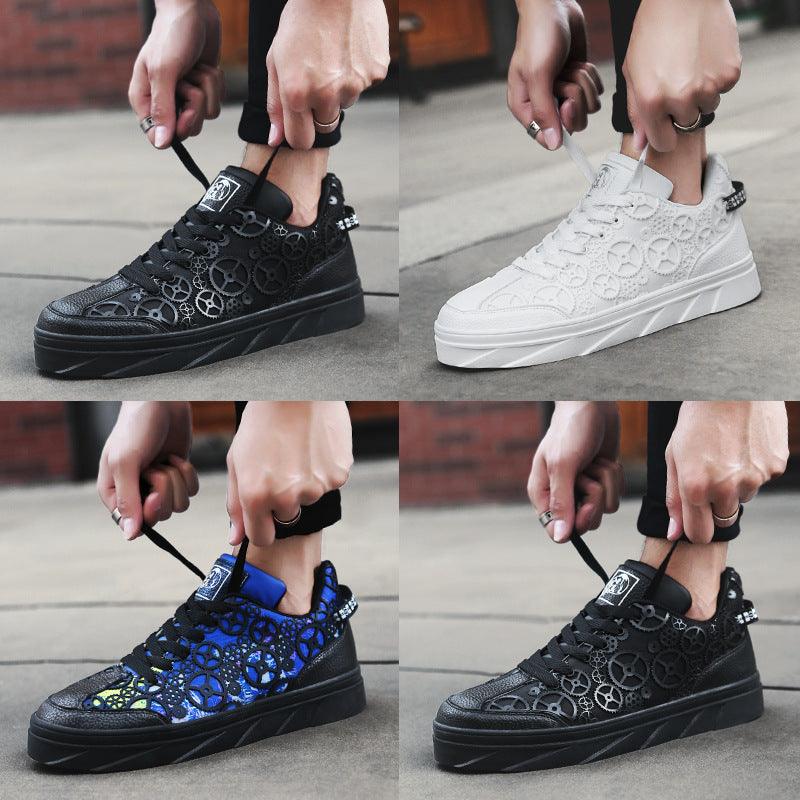 New student shoes men Korean version of the tide white shoes men's casual sports shoes men - melvincucci